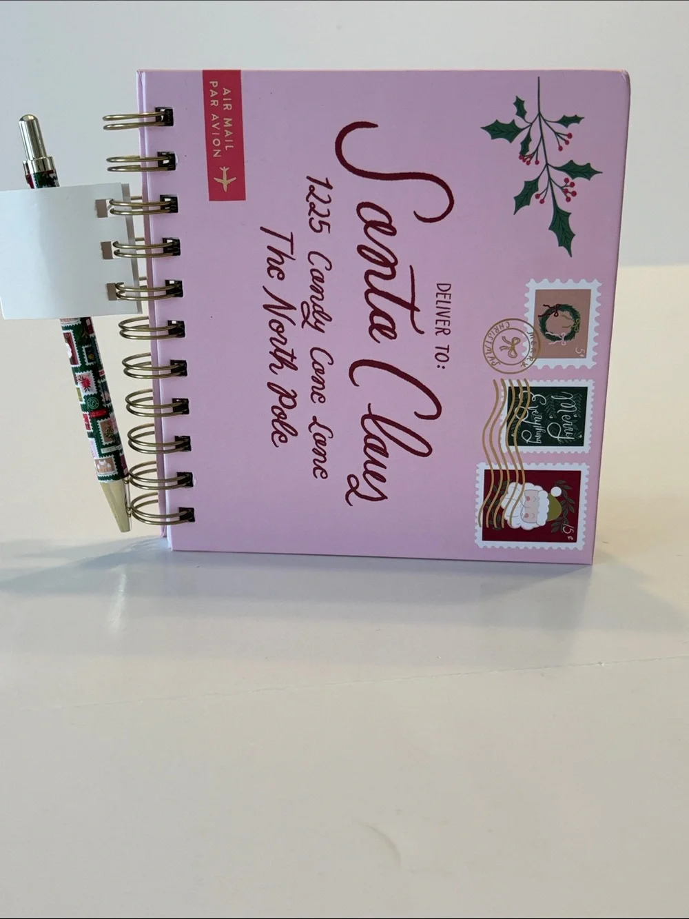 Fringe Festive Letter to Santa Spiral Notebook and Pen Set